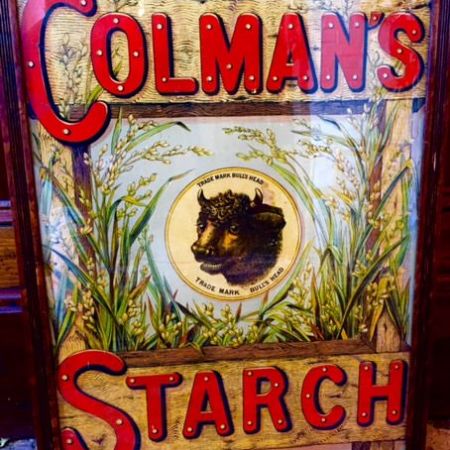 Colman's Starch - Handpainted Sign
