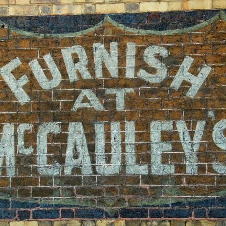 Hand Painted Ghost Sign
