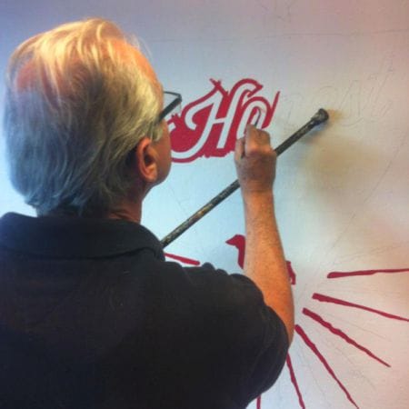 Ray Pedersen Hand Lettering / Painting a Bespoke Sign
